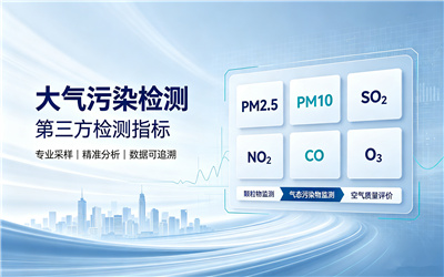 大气污染检测——第三方检测指标（全）